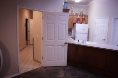 kitchen and hallway