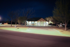wide shot outside